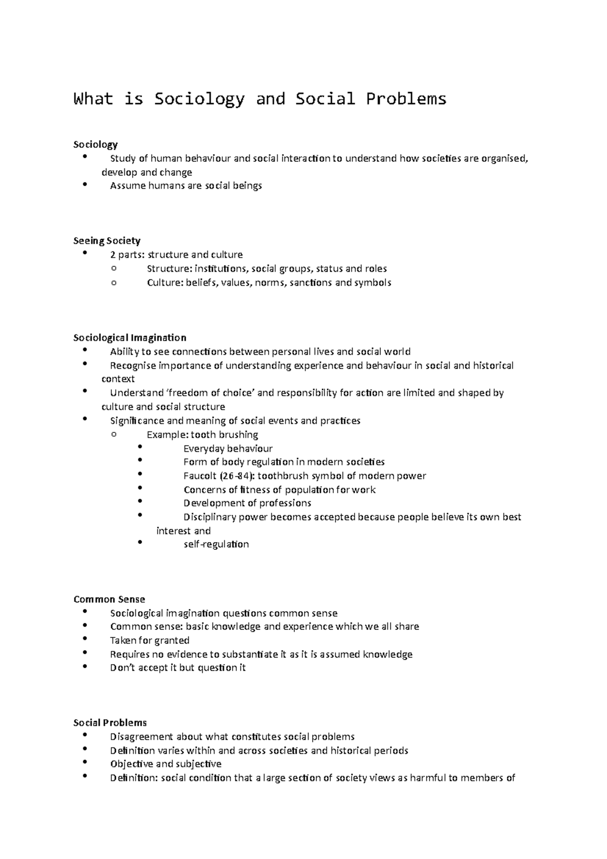 What is Sociology and Social Problems? What is Sociology and Social