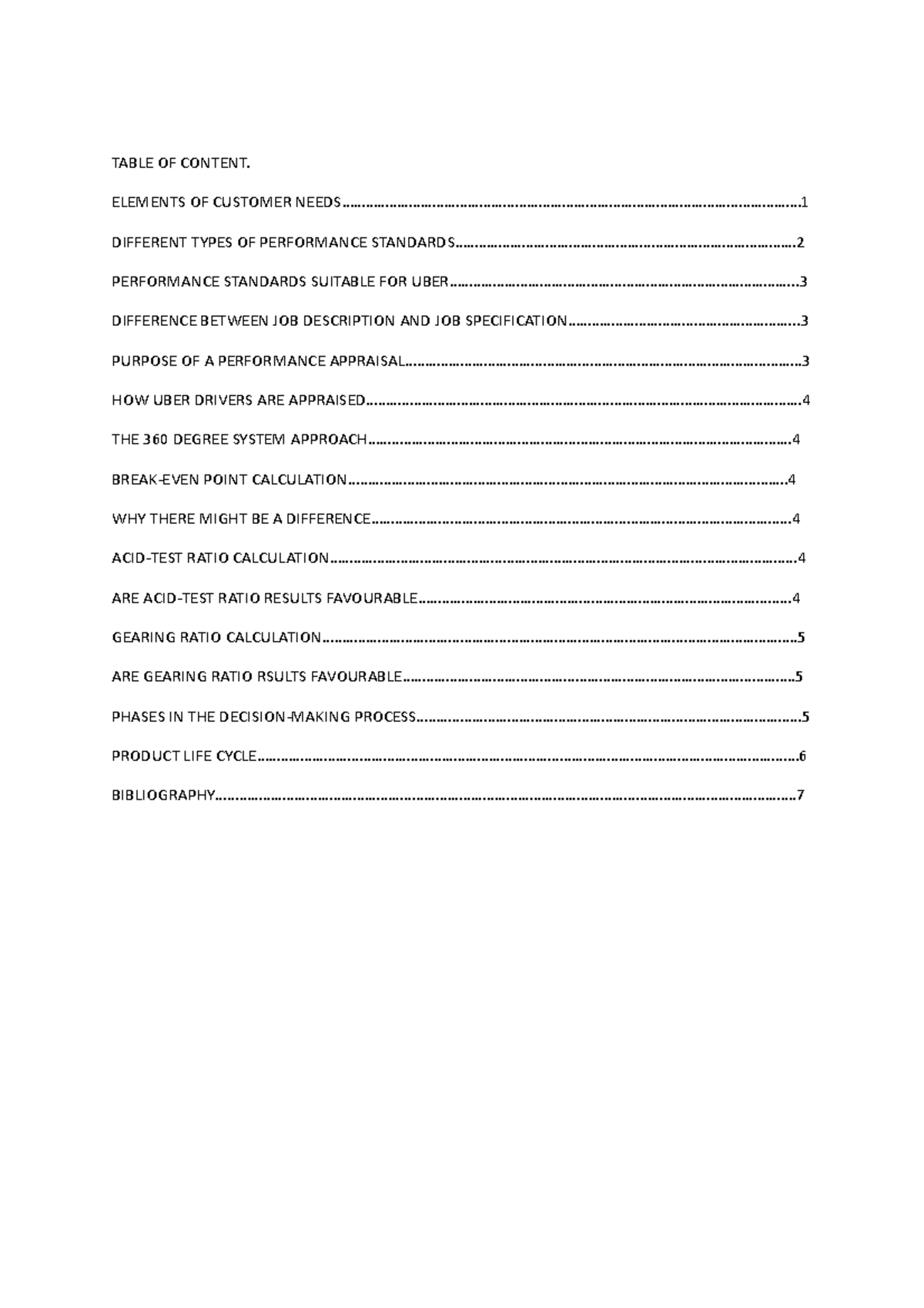 bmng5112f-assignment-table-of-content-different-types-of-performance