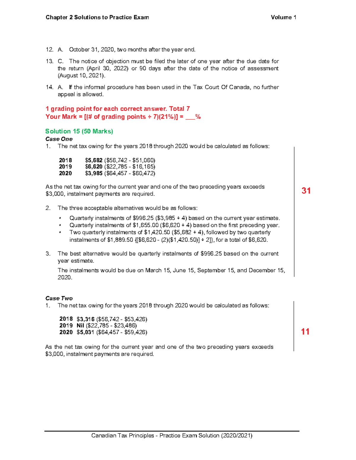 V1 Practice Exam Solutions 7 - ADM3345 - uOttawa - Studocu