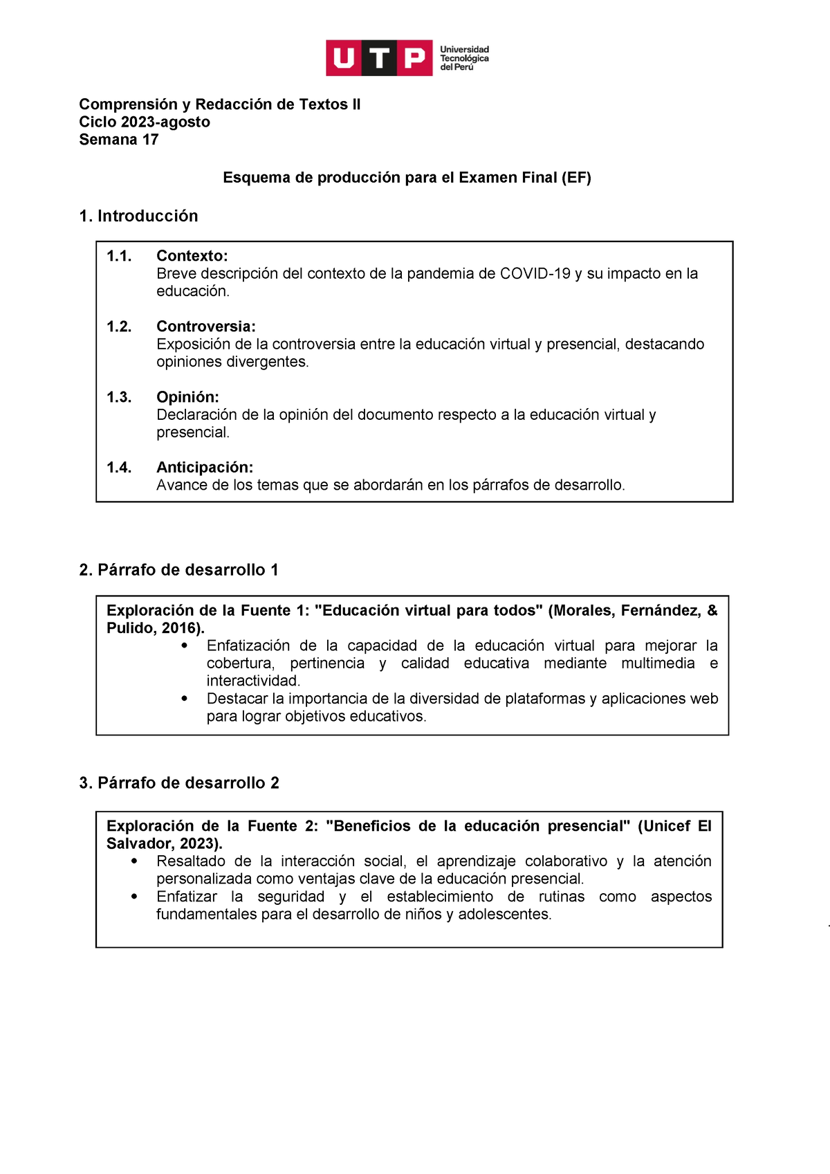 S17+-+Formato+para+el+esquema+de+produccio%CC%81n - Comprensión y ...