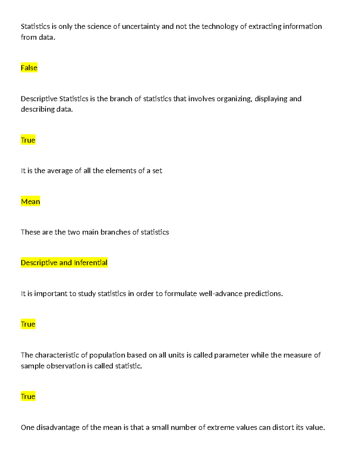 Quanti - d .dn.ND.N.n - Statistics is only the science of uncertainty ...