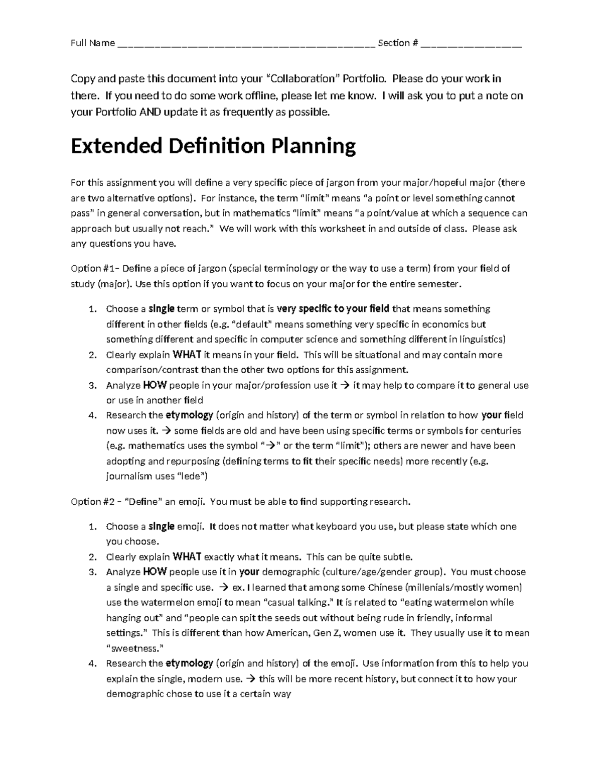 Extended Definition Worksheet and Rubric SP24 Copy and paste this