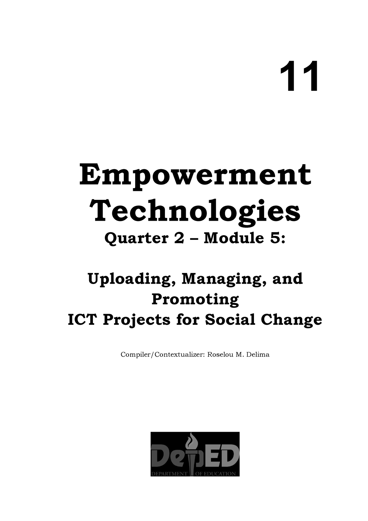 5 Q2 Emp Tech - Module 5 Quarter 2 Empowerment Technology - 11 ...