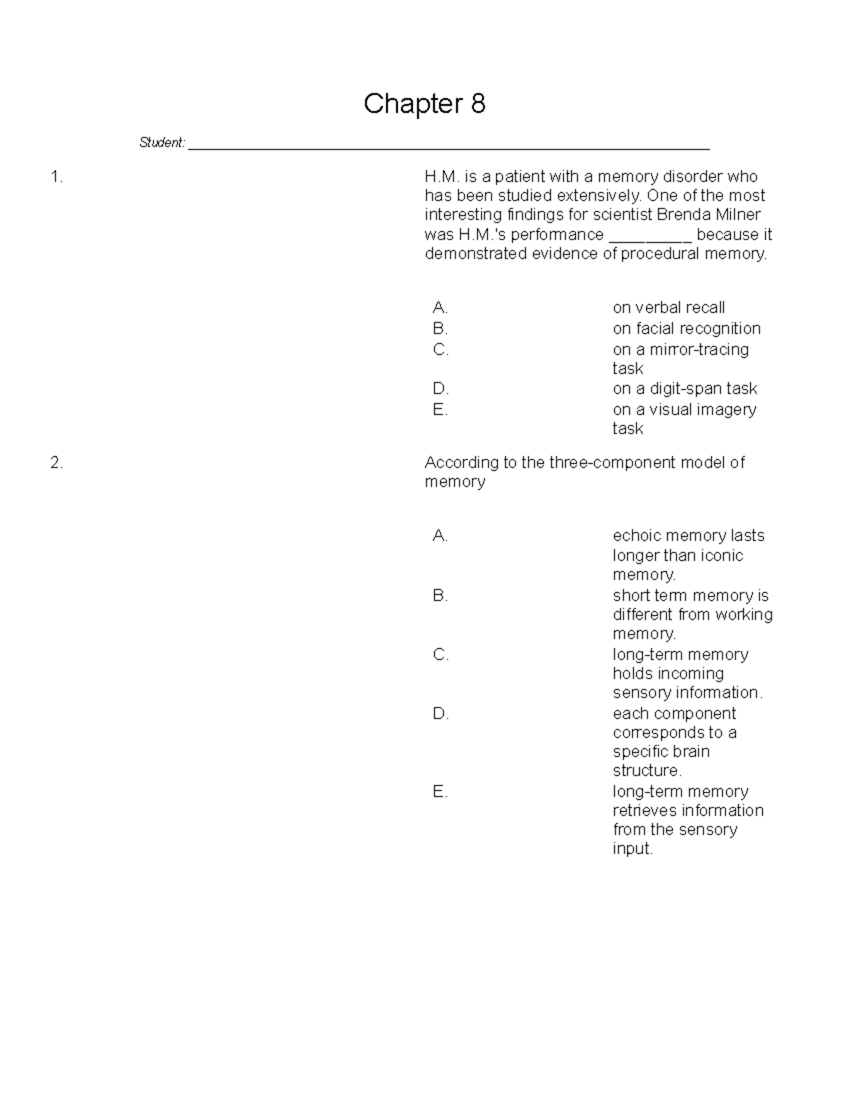 Chapter 8 practice - Chapter 8 _Student: - Studocu