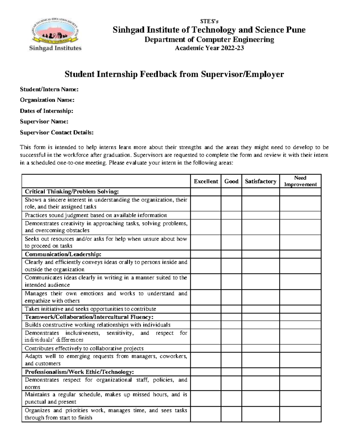 internship-feedback-supervisors-are-requested-to-complete-the-form