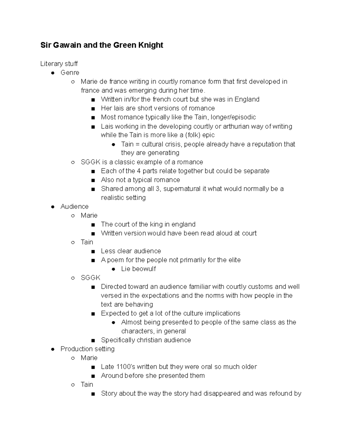 sir gawain and the green knight essay introduction