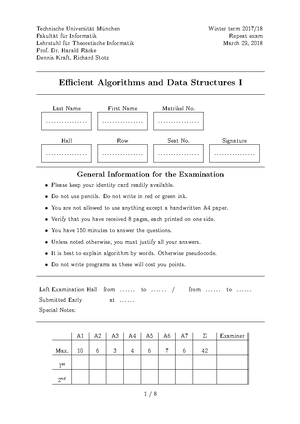 WS19-20 Retake Solution - Sample Solution Correction Notes Chair of ...