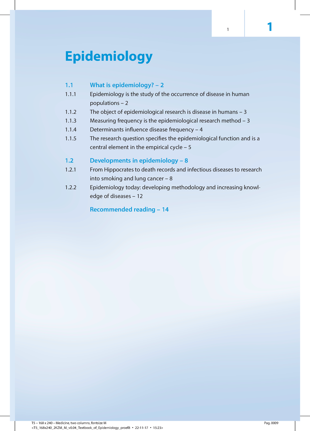 3.69 Textbook Of Epidemiology - Epidemiology 1 What Is Epidemiology?– 2 ...