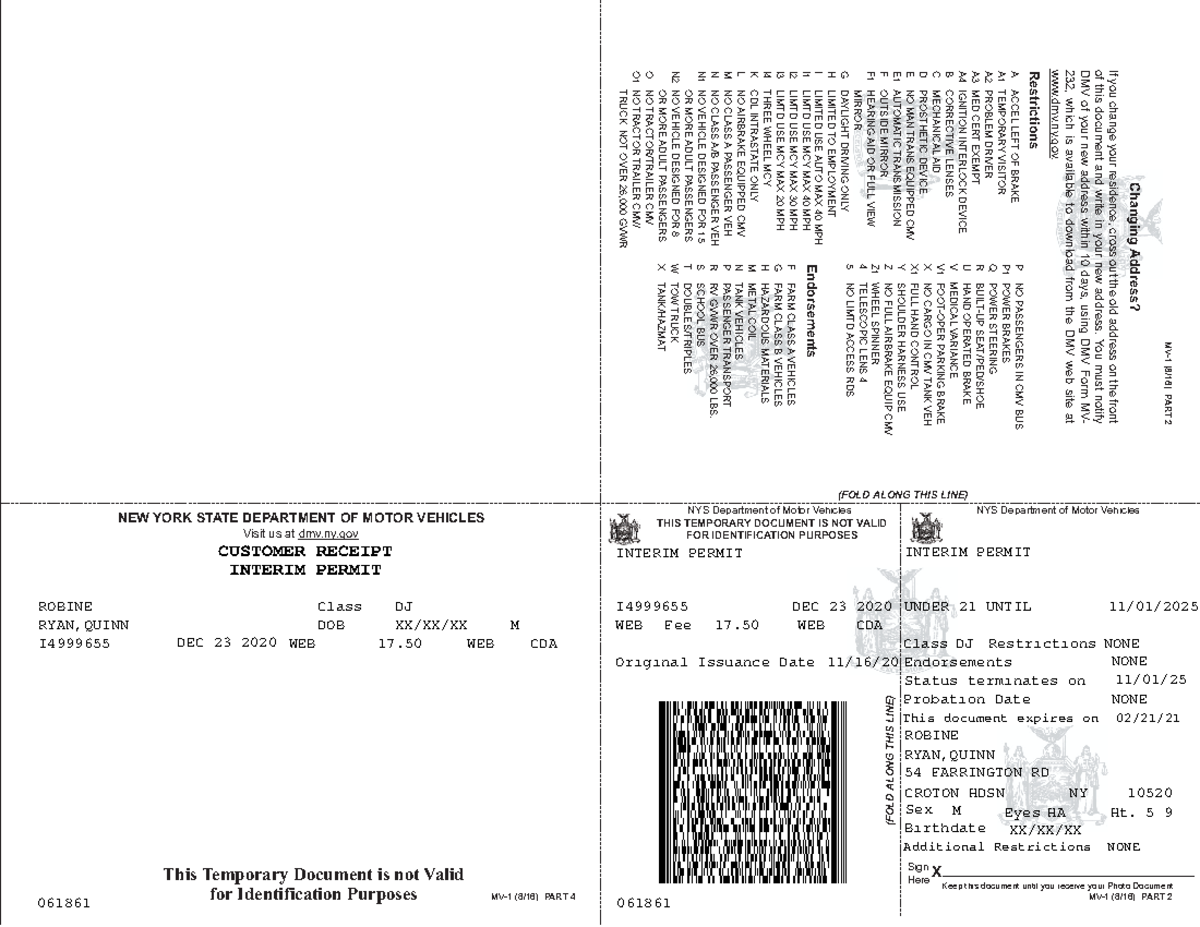 Graphs of R correlation NYS Department of Motor Vehicles NYS Department of Motor Vehicles NEW