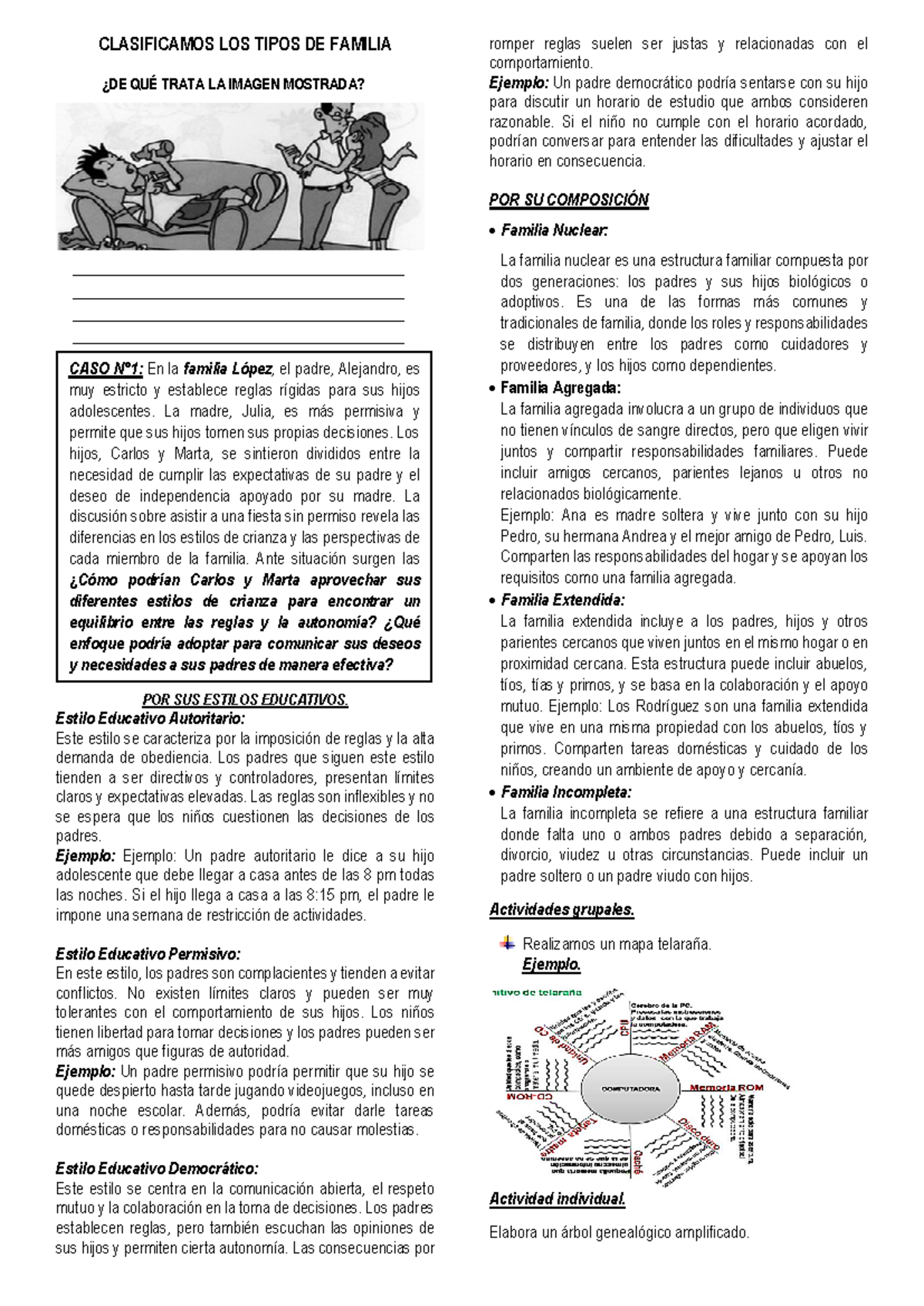Los Tipos de familia de cada persona ,sus tipos y definiciones de cada ...