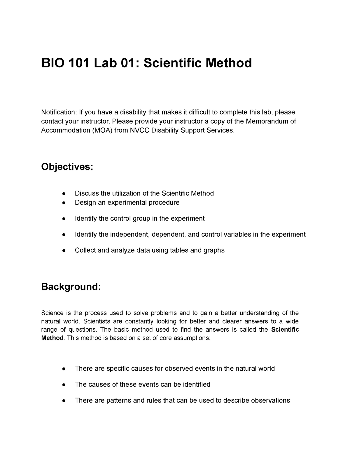 bio 101 assignment solution 2021