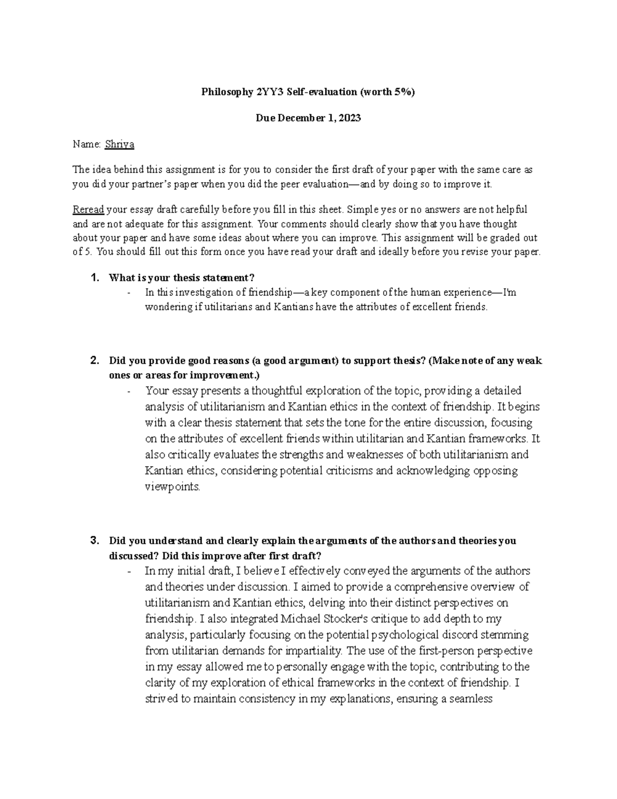 Untitled document - Summary Introduction to Philosophy: Thought ...