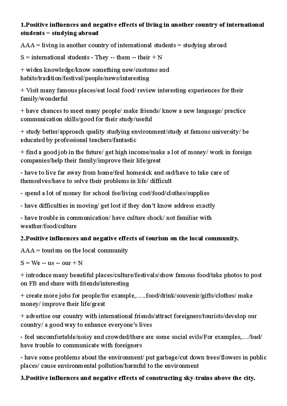 9 BÀI - Cndkkđo - 1 influences and negative effects of living in ...