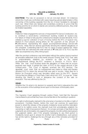 Garfe Unisource Commercial vs Joseph Chung GR NO. 173252 - UNISOURCE ...
