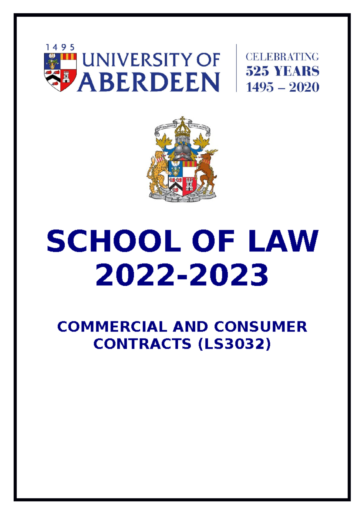 Advocacy Roleplay EXAM - SCHOOL OF LAW COMMERCIAL AND CONSUMER ...