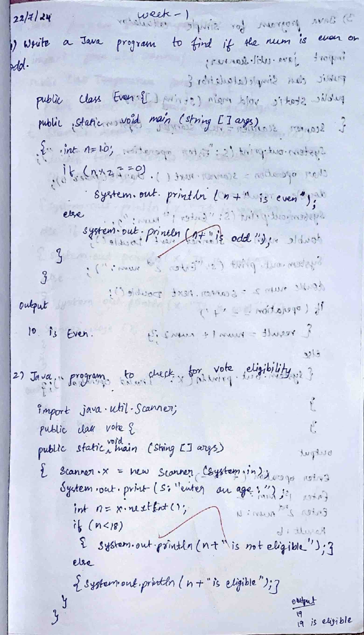 Java Tutorial APP - week ) relations Wris rad morean AVAC 1) write a ...