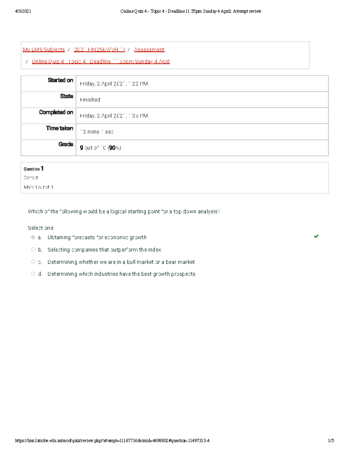 Quiz-4 - quiz - My LMS Subjects/ 2021-FIN2SEV(VH-1)/ Assessment ...