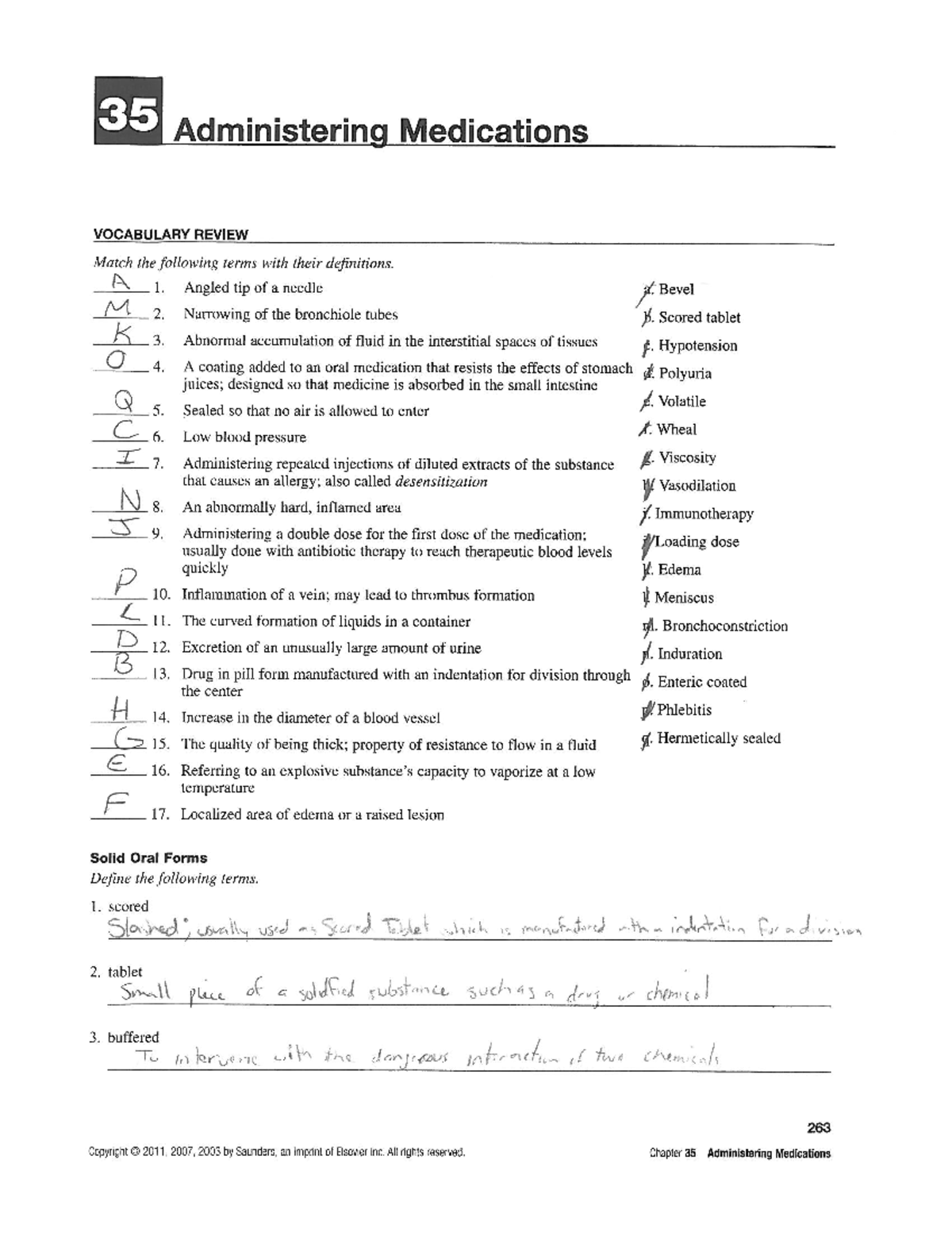 Medical Assistant Administering Medication assignment - MA275 - Studocu