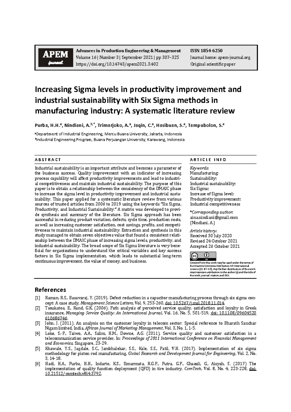 Abstract-APEM16-3 307-325 - Advances in Production Engineering ...