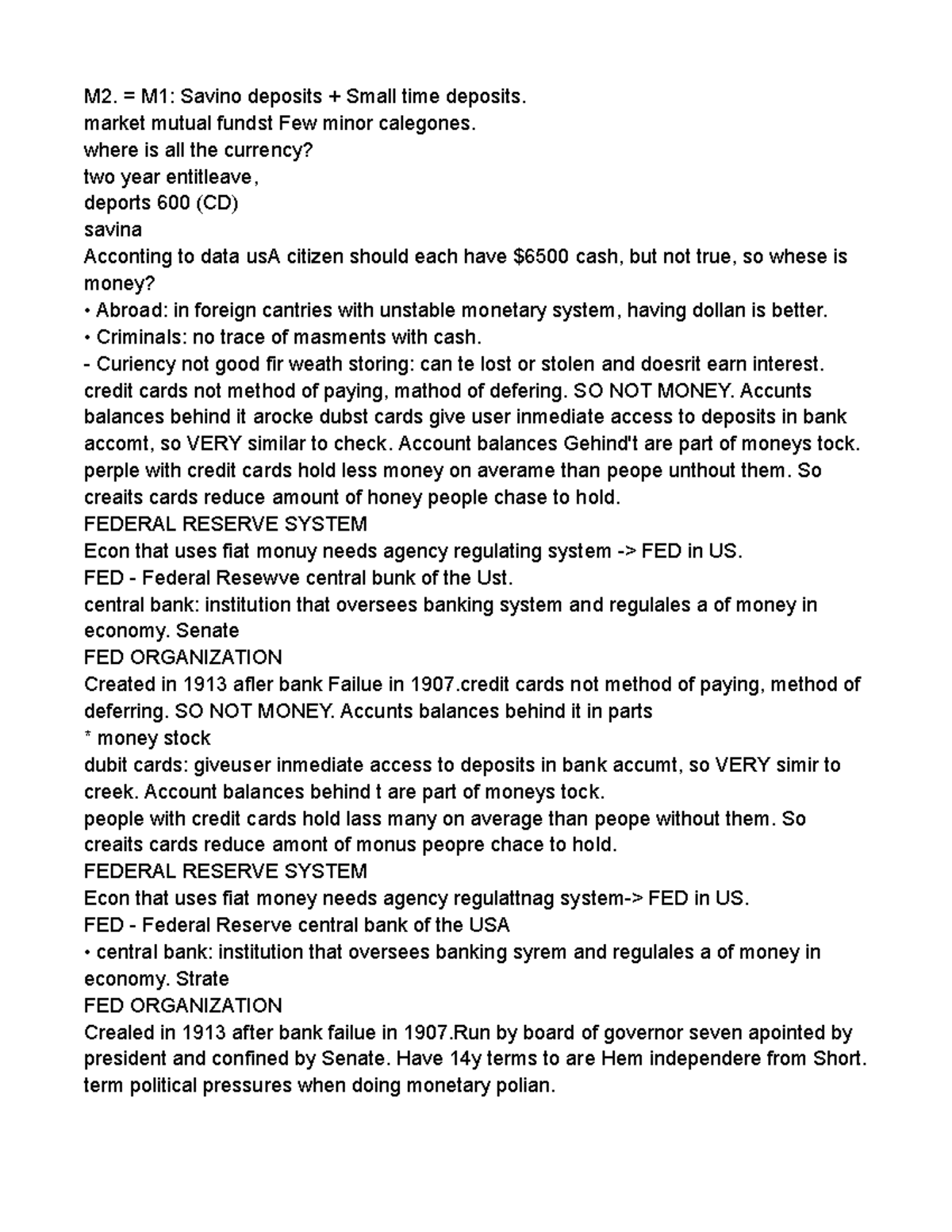 Untitled Document 3 - Monetary System (Chapter 16) Lecture Notes Page 2 ...