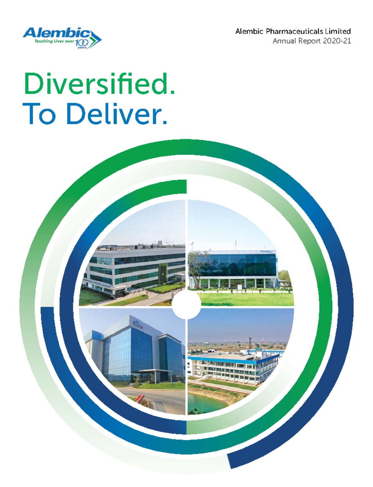 Alembic Pharmaceuticals LimitedAnnual Report202021 Diversified. To