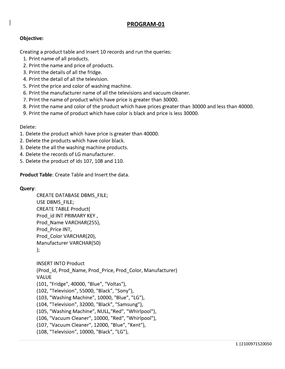 dbms-dbms-practical-program-01-objective-creating-a-product-table