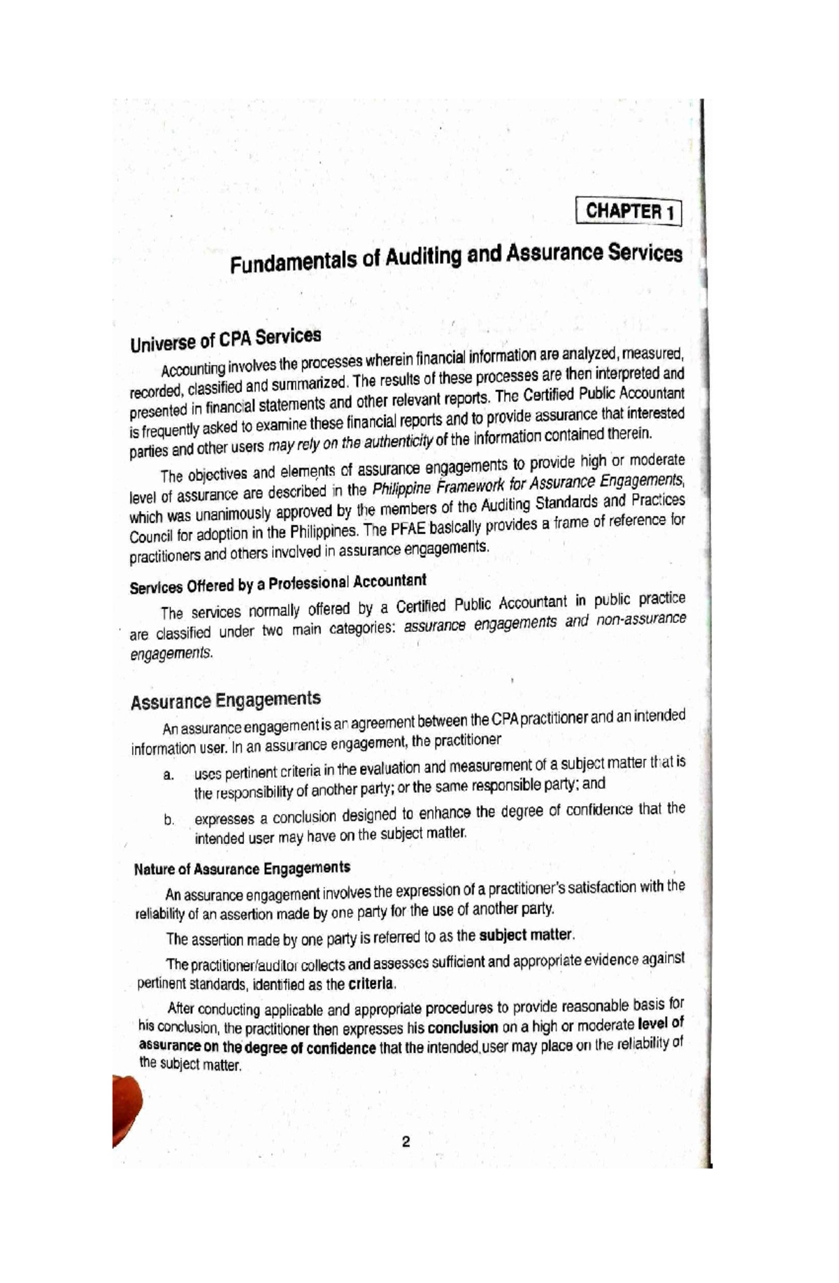 Fundamentals Of Auditing And Assurance Services - Accountancy - Studocu