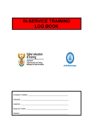 Estate Management Training Log Book - Fill and Sign Printable
