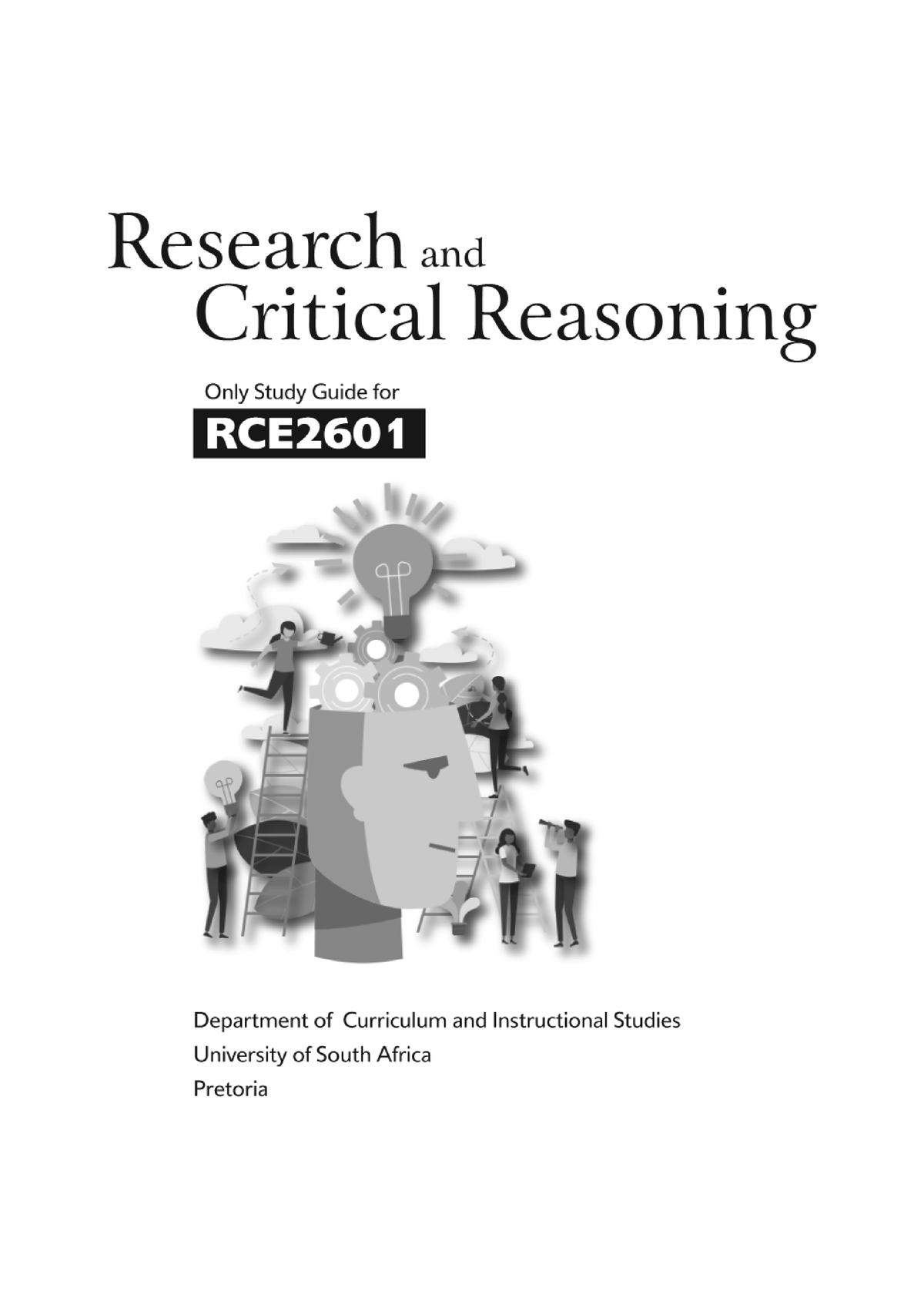 research and critical reasoning (rce2601)