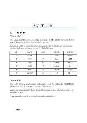 Database L1 - SQL+ PL/SQL - General definition A database (DB) is any ...