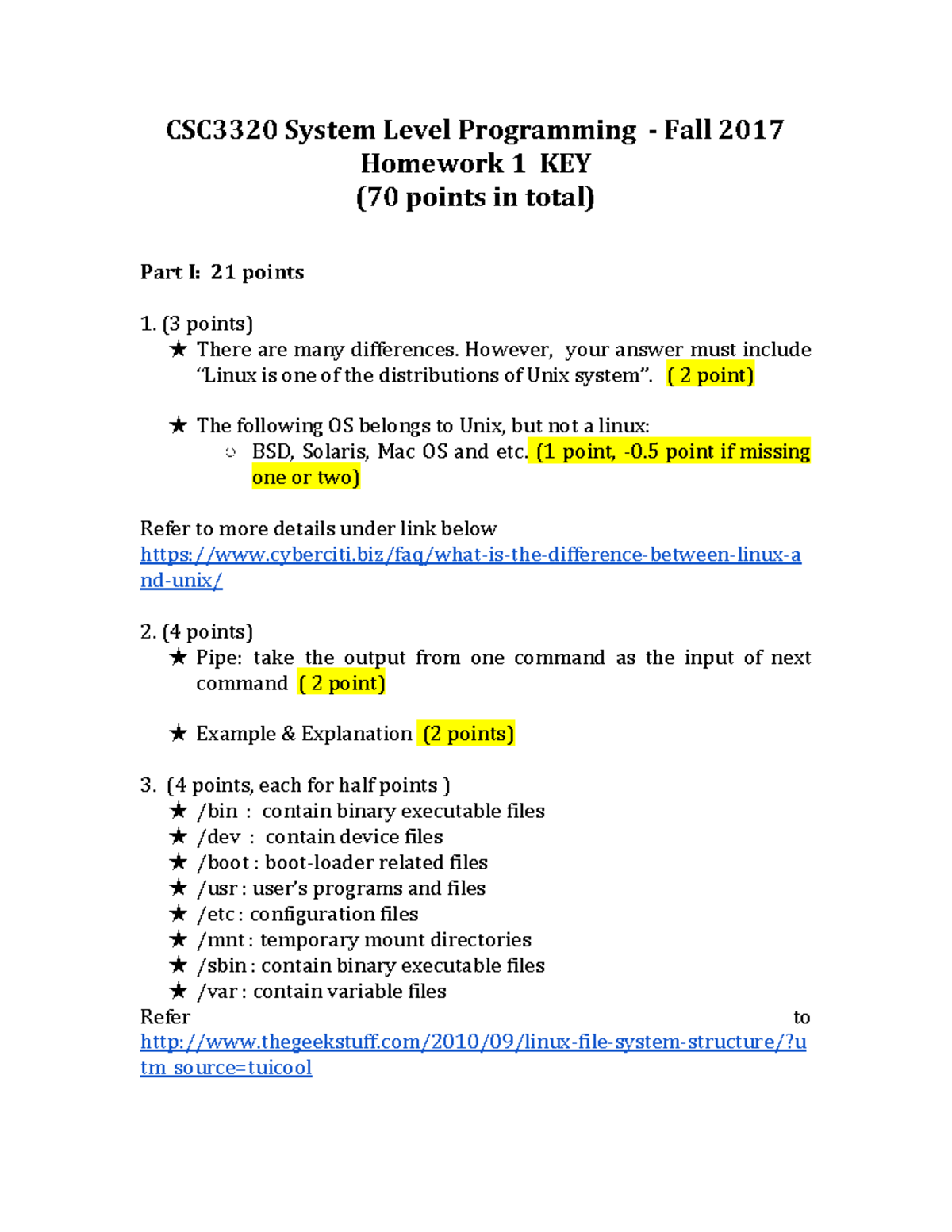 programming homework answers