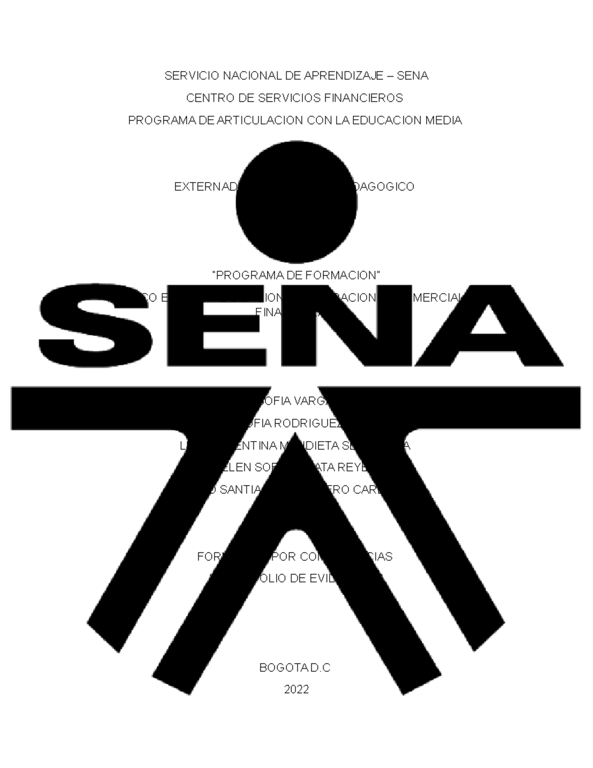 5. Servicio Nacional DE Aprendizaje - SENA - SERVICIO NACIONAL DE ...