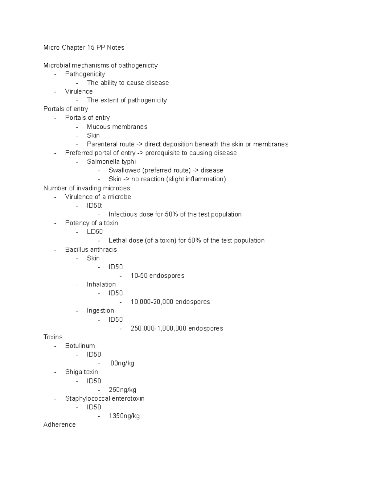 Micro Chapter 15 PP Notes - Micro Chapter 15 PP Notes Microbial ...