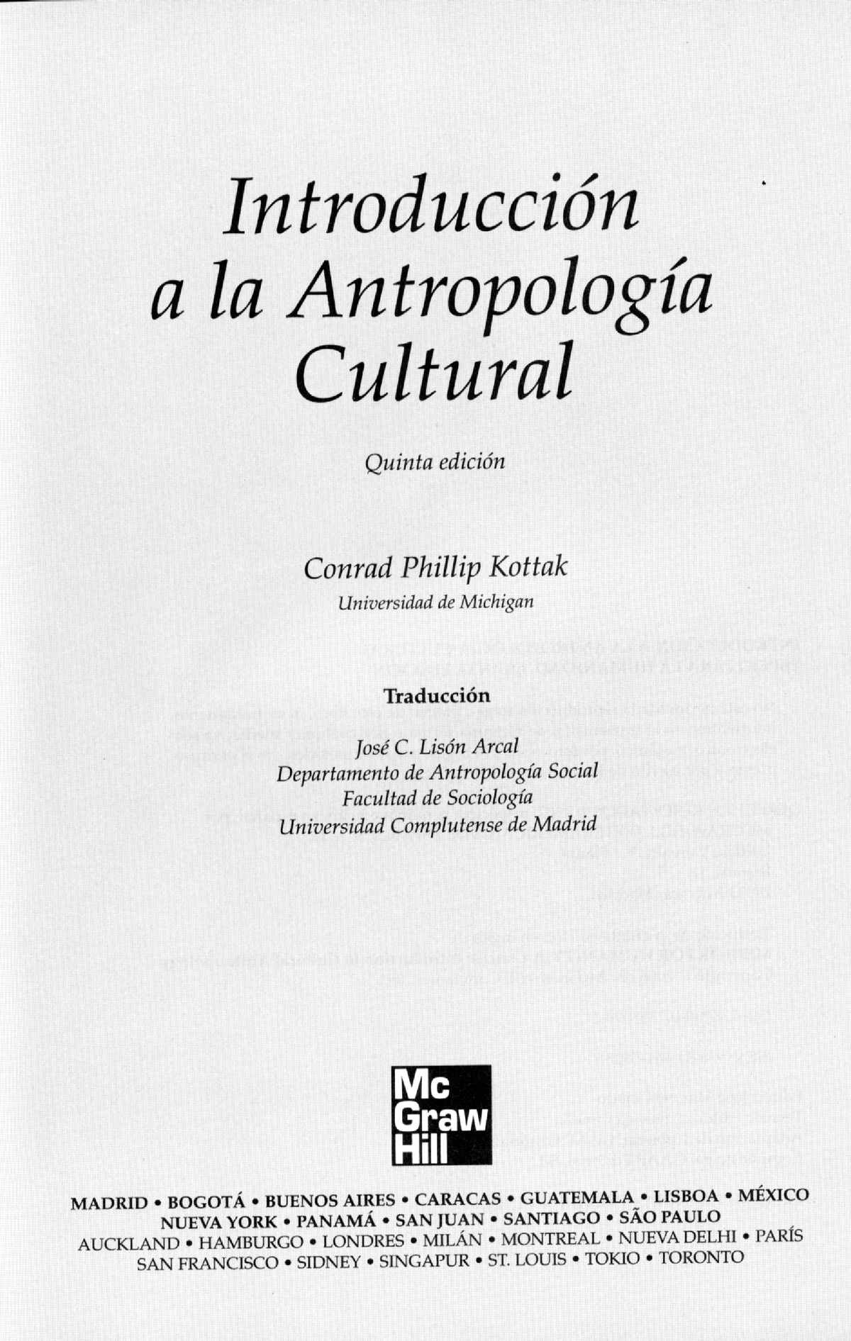 1 Antropologia Antropología Social Studocu