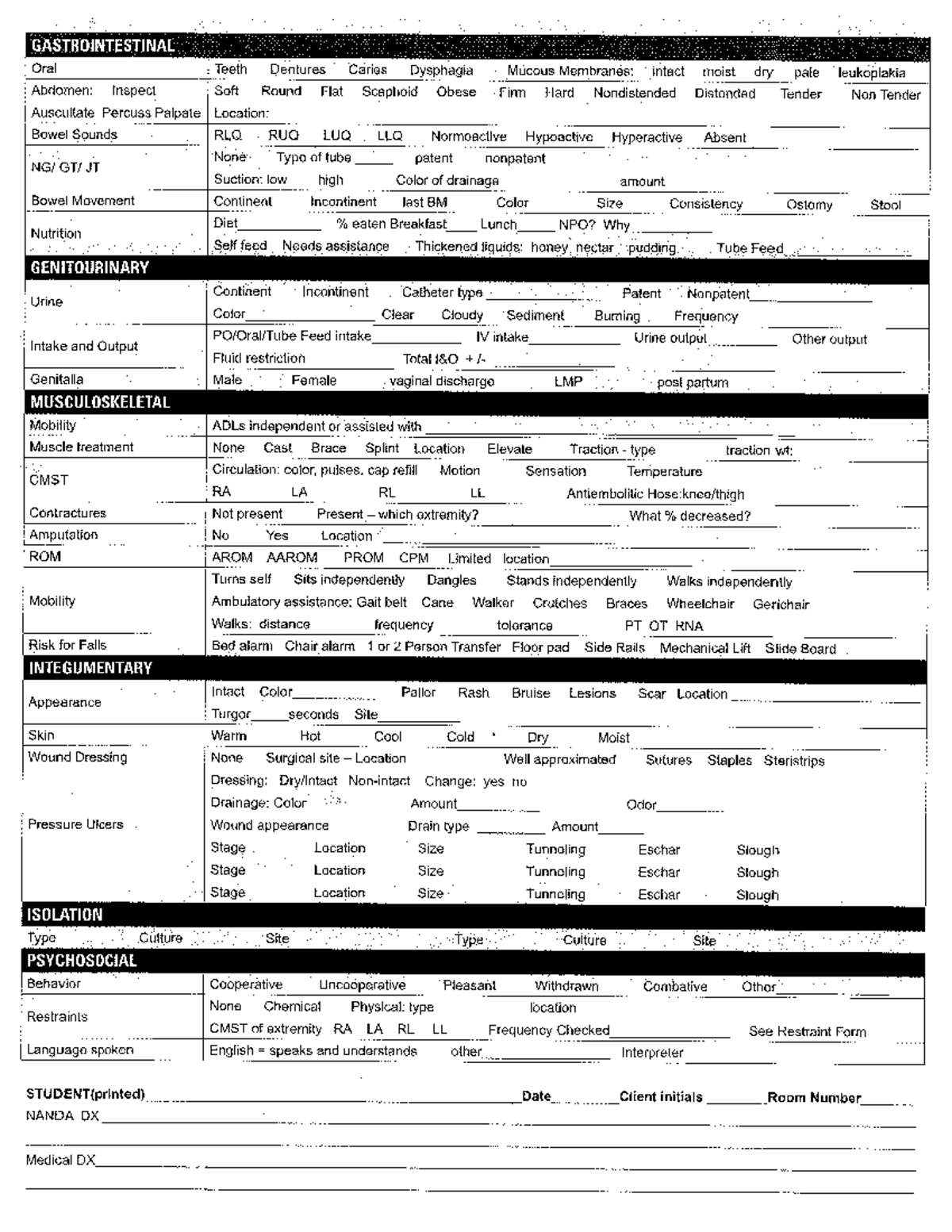 Physical Assessment Form Studocu   Thumb 1200 1553 