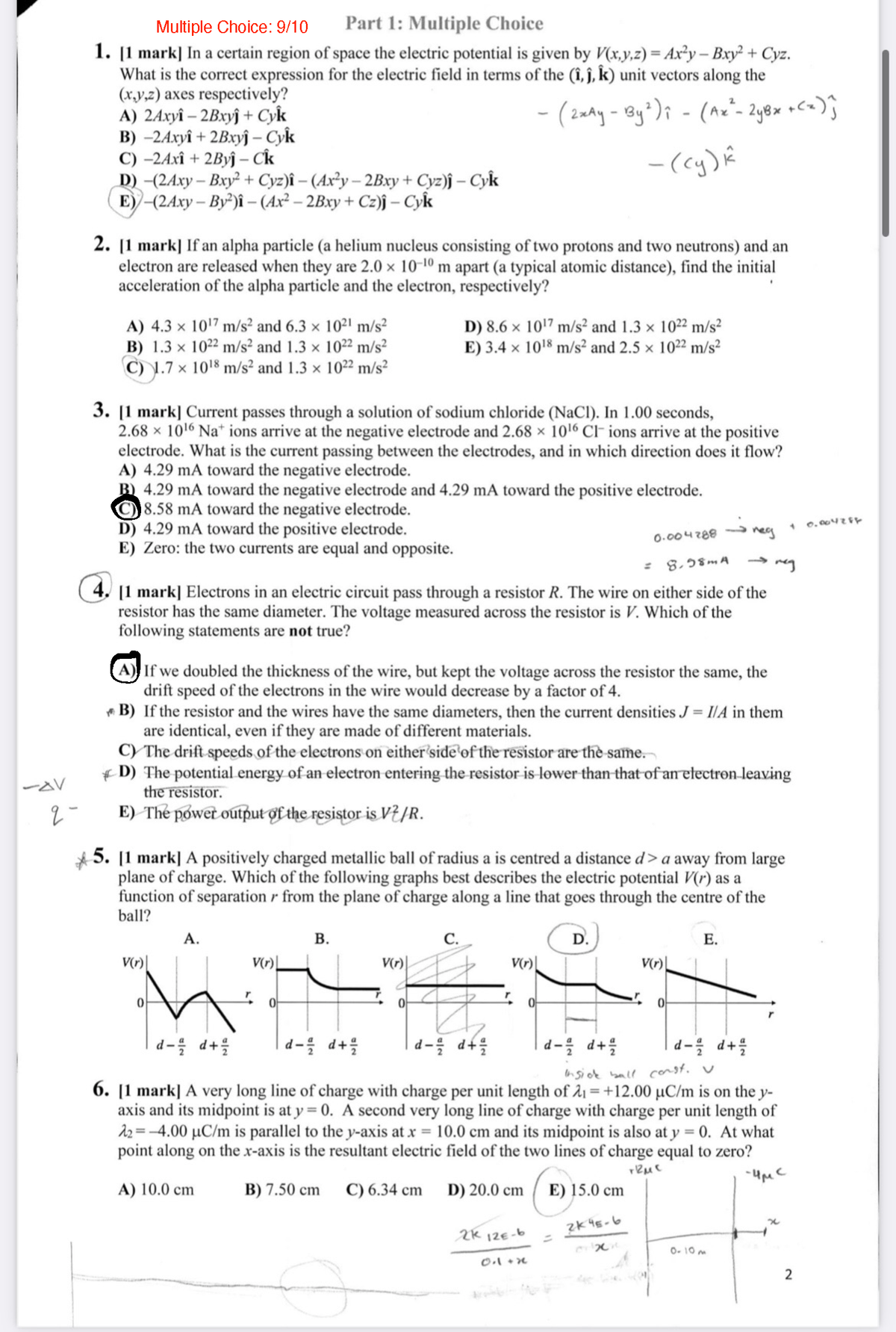 Physics 1402 22-23 Mterm 1 - Physics 1402A/B - Studocu