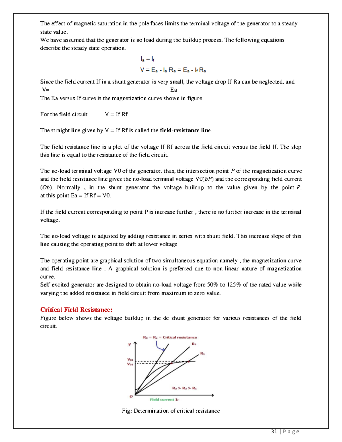 Electrical machines 1 notes 3 - The effect of magnetic saturation in ...