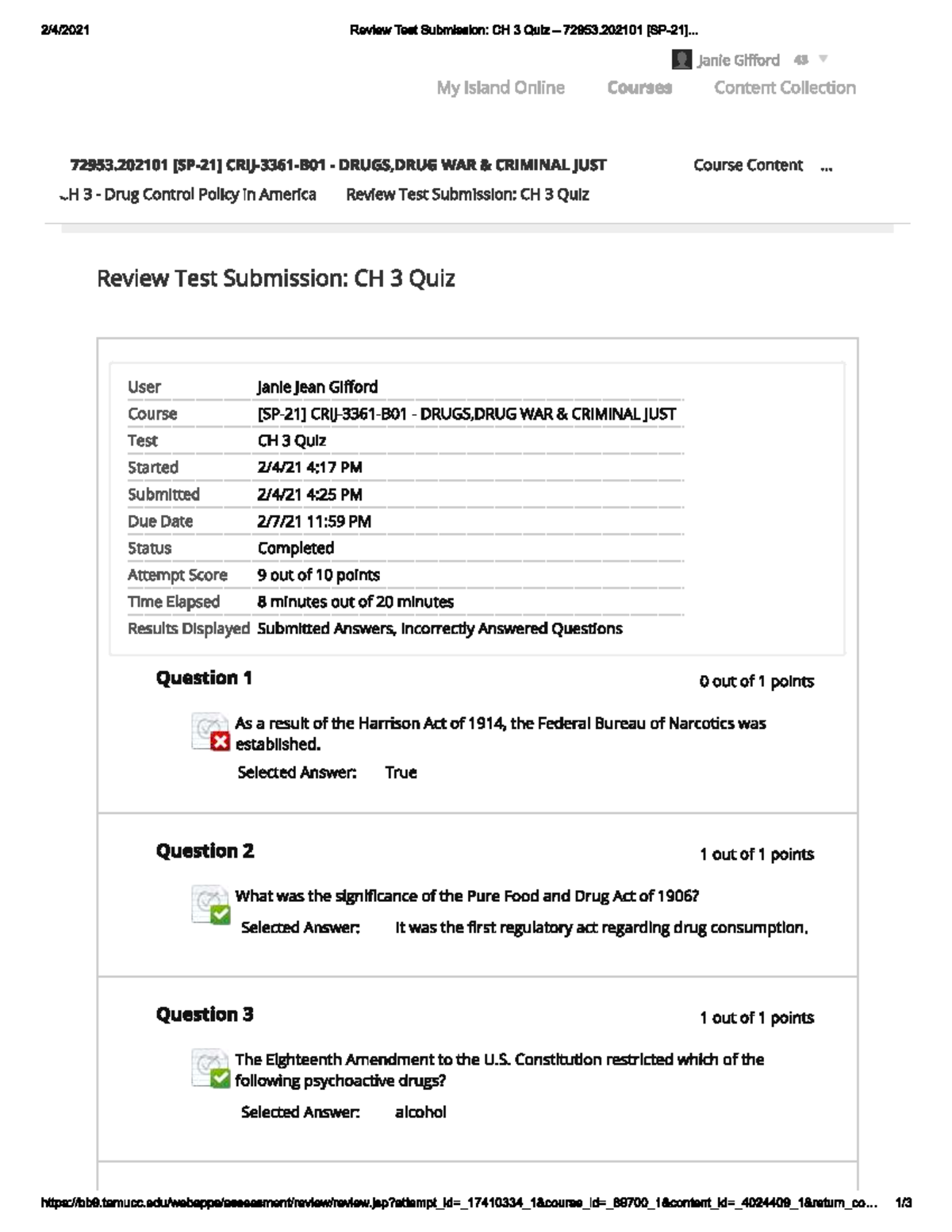 m2 assignment 2 the truth about drugs quiz