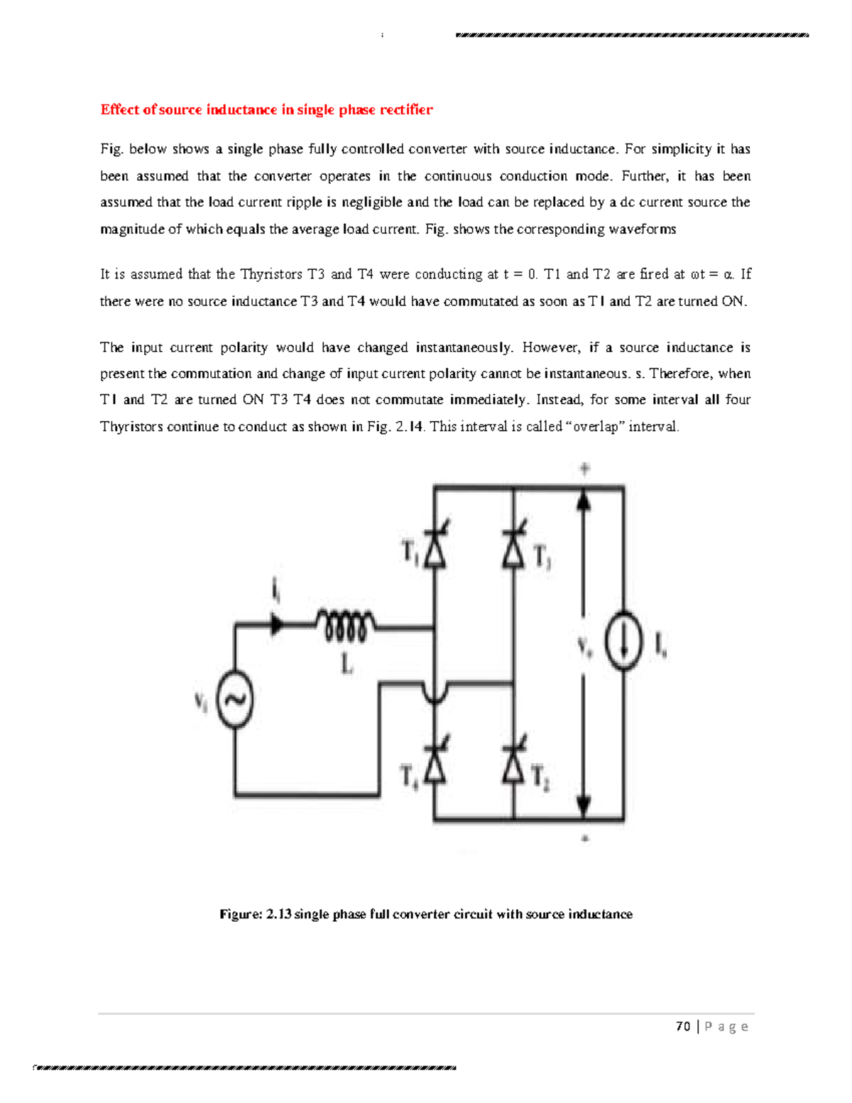 Lecture 7 elec 433 Effect of source inductance in single phase