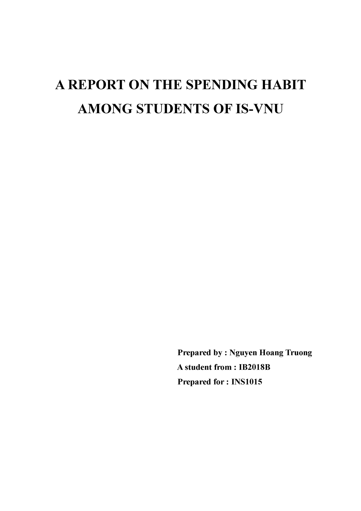 literature review on spending habits of students