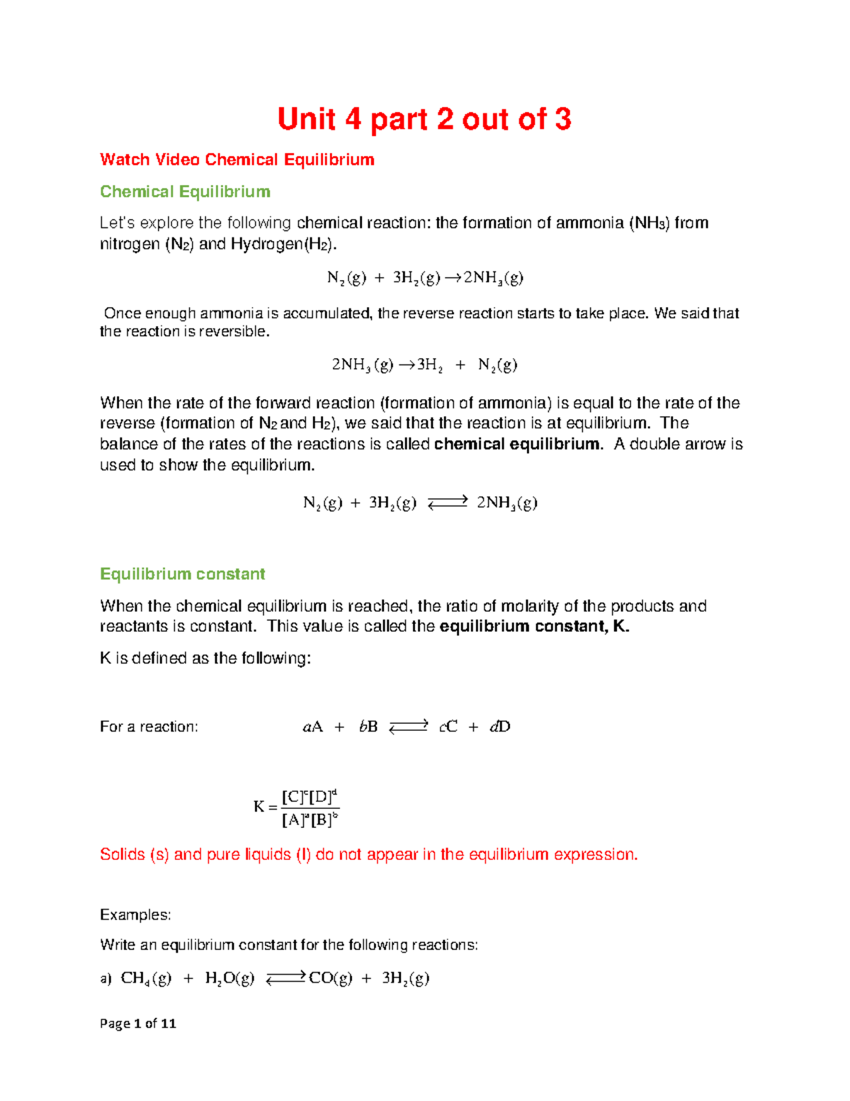 Lectures notes Unit 4 part 2 out of 3 - Unit 4 part 2 out of 3 Watch ...