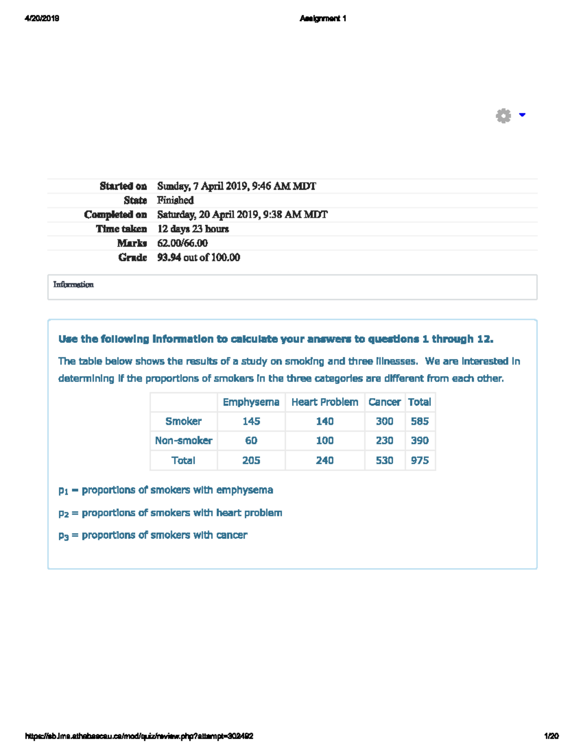 Assignment 1 MGSC312 - Mgsc 312 - Studocu