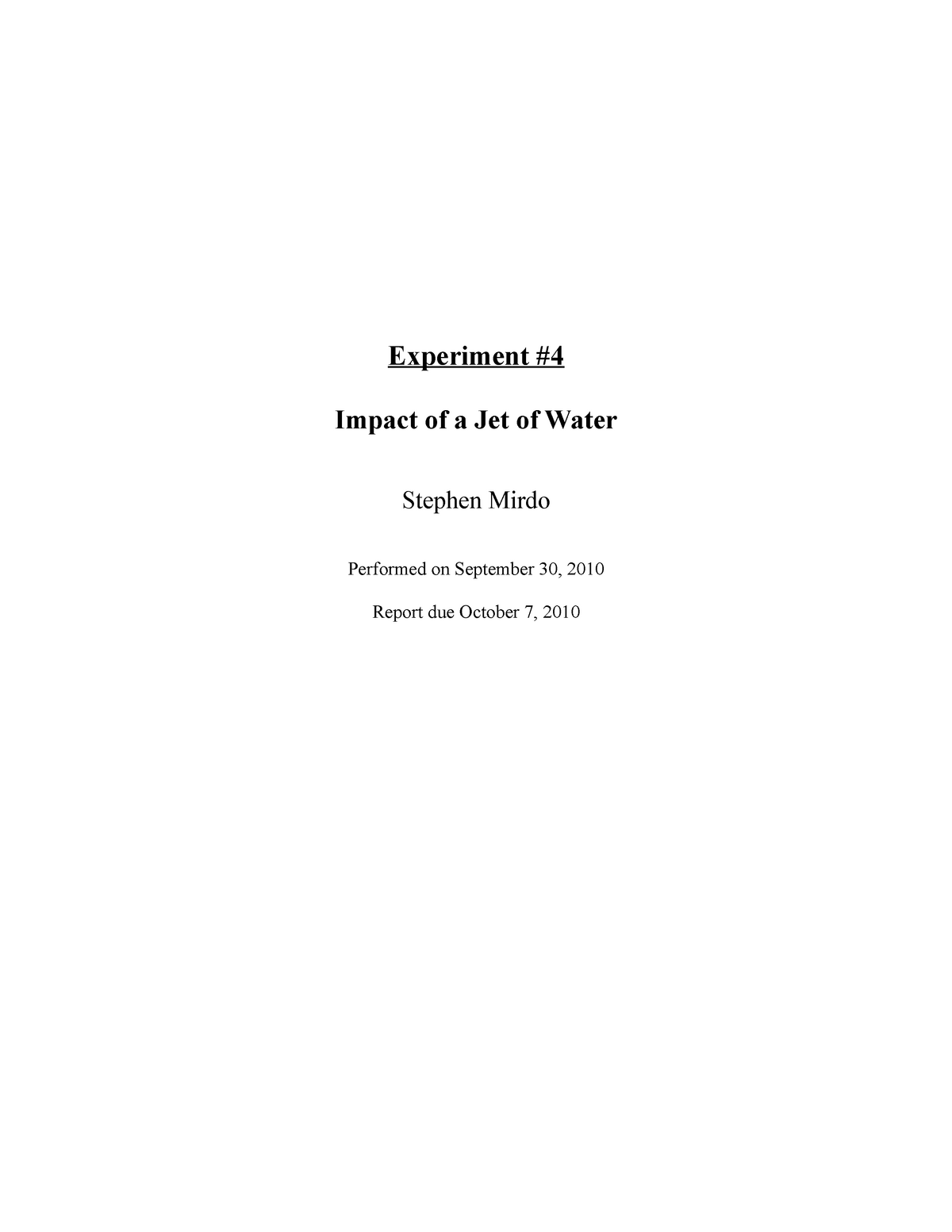 impact-of-a-jet-of-water-experiment-impact-of-a-jet-of-water-stephen