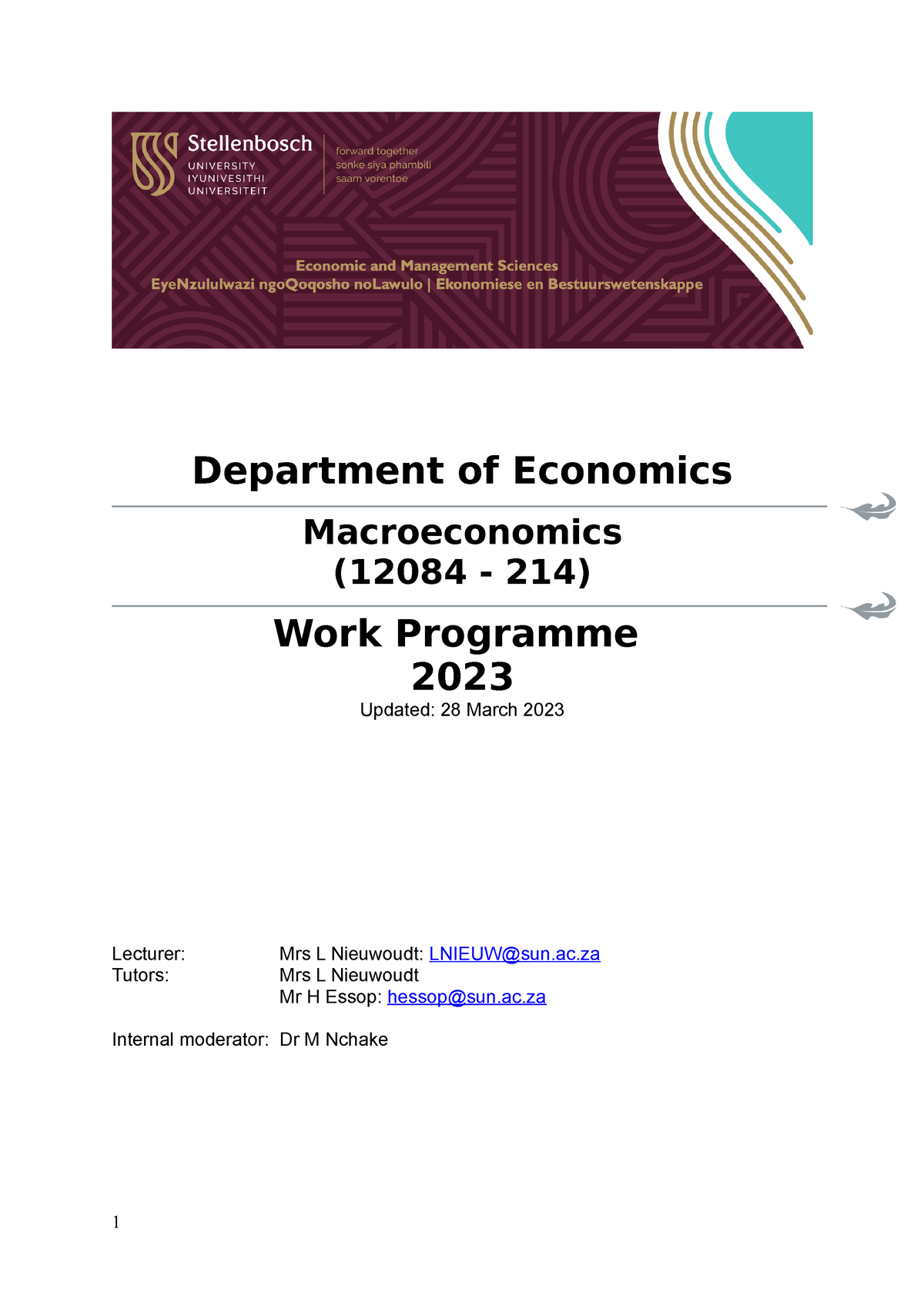 economics research project 2023 booklet