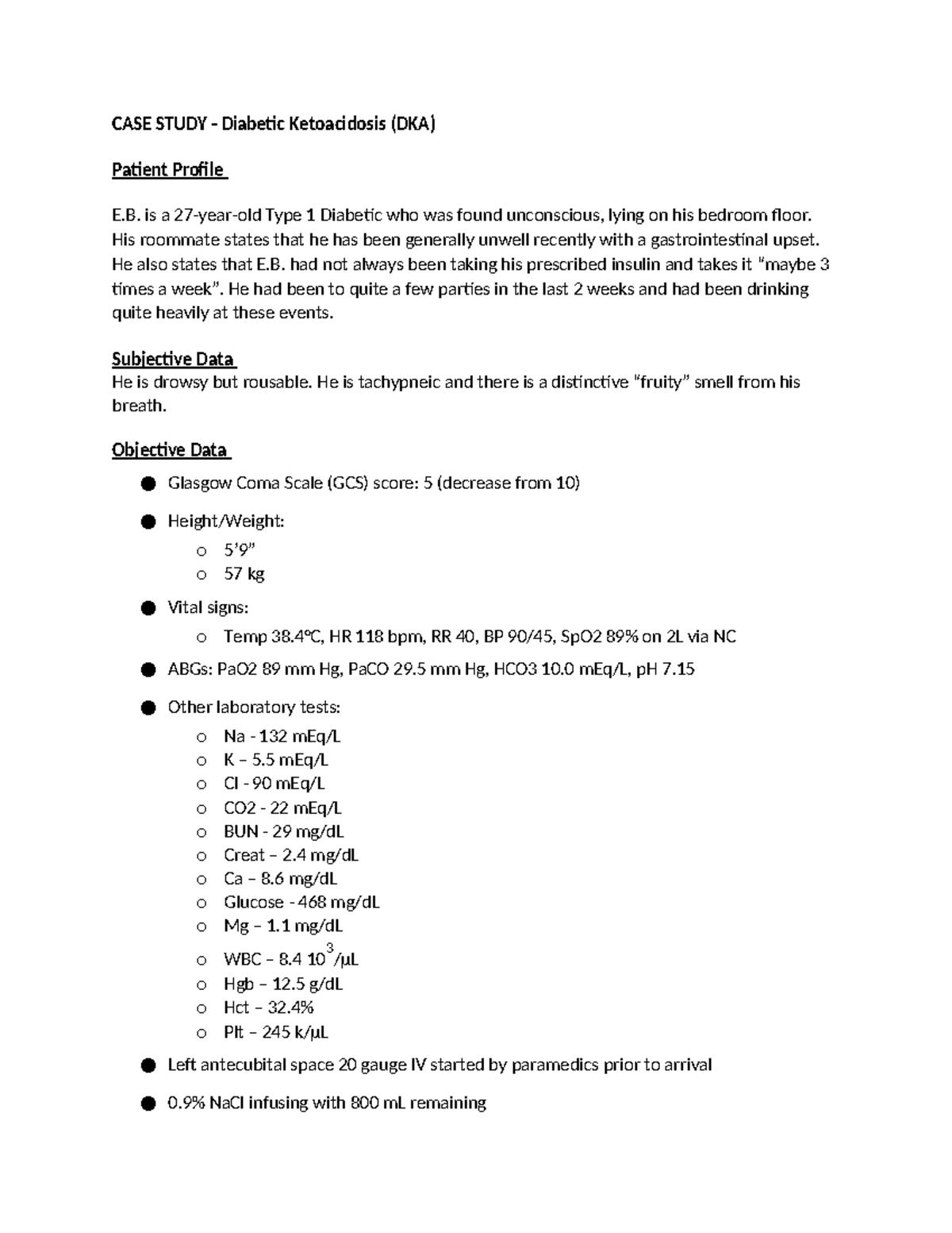 dka case study type 1