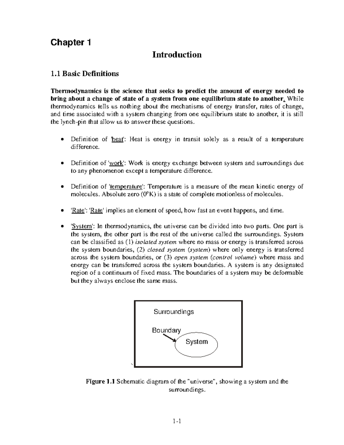 Chemical Engineering-1 - Chapter 1 Introduction 1 Basic Definitions ...