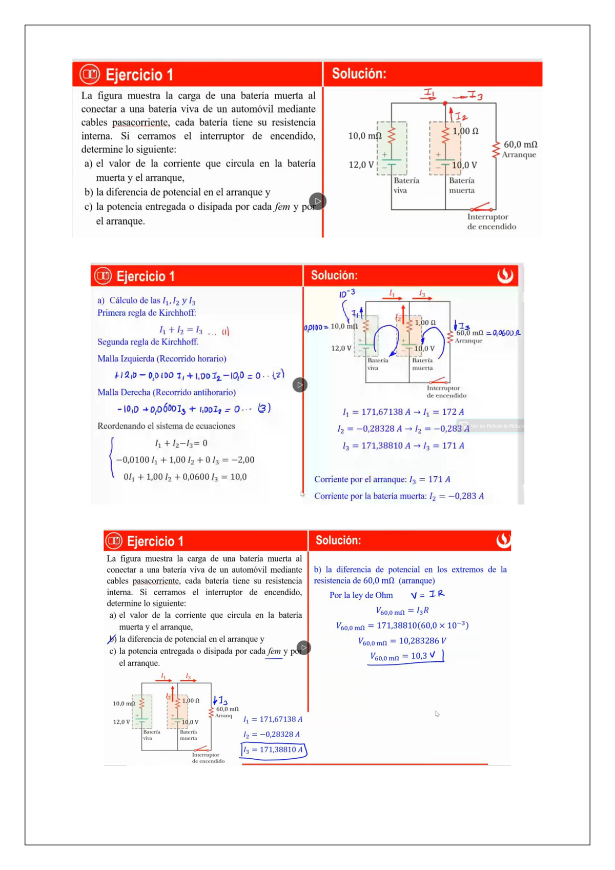 Física 2 - Taller 1 Para PC2 - Fisica II - Un Solo Cable, Por Lo Tanto ...