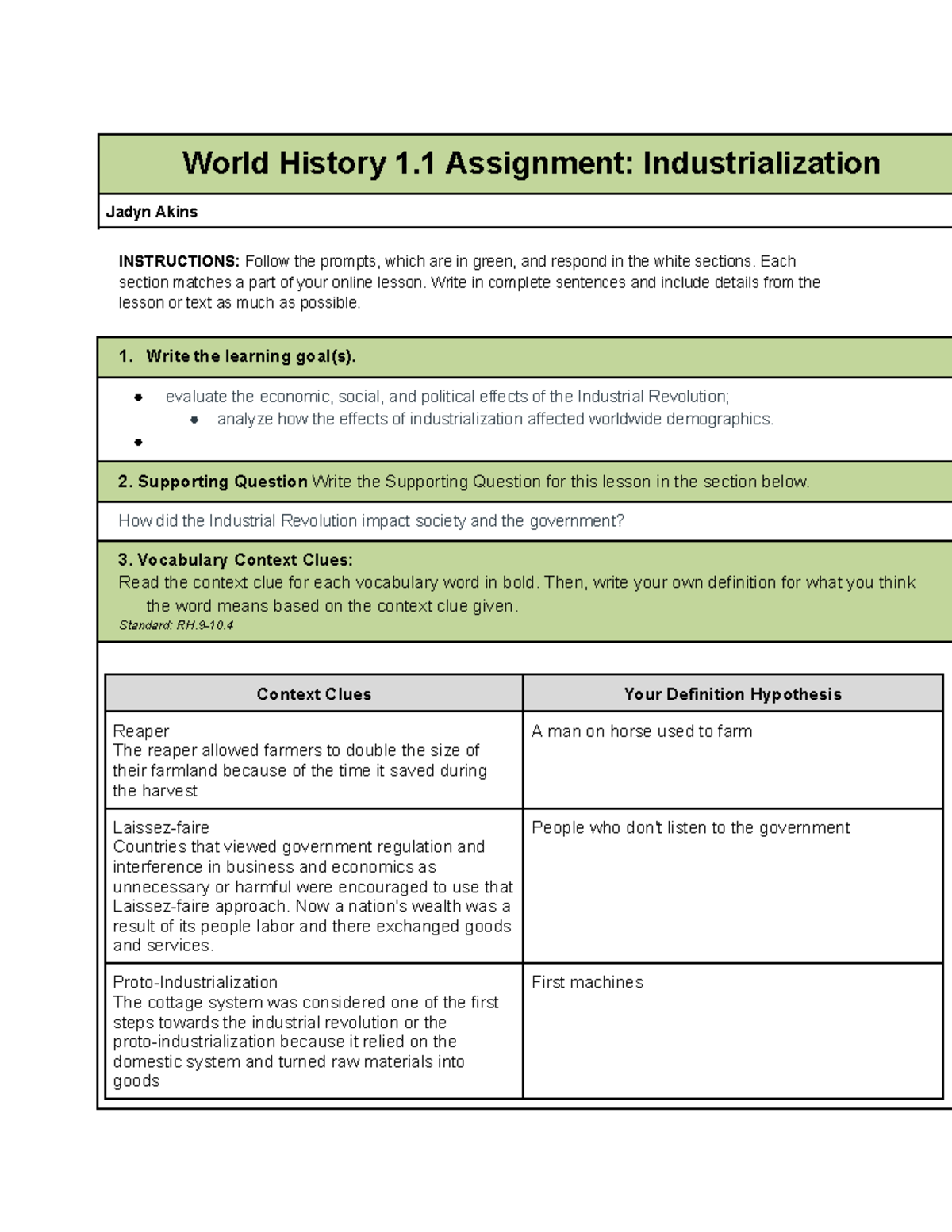 12.1 assignment photo analysis industrialization of warfare