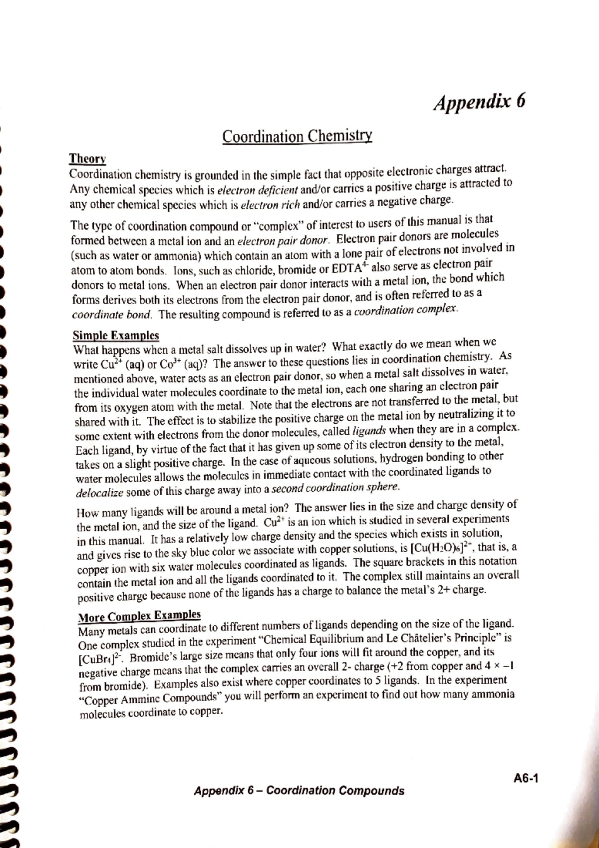 Chem Lab Appendix - CHEM 104 - Studocu