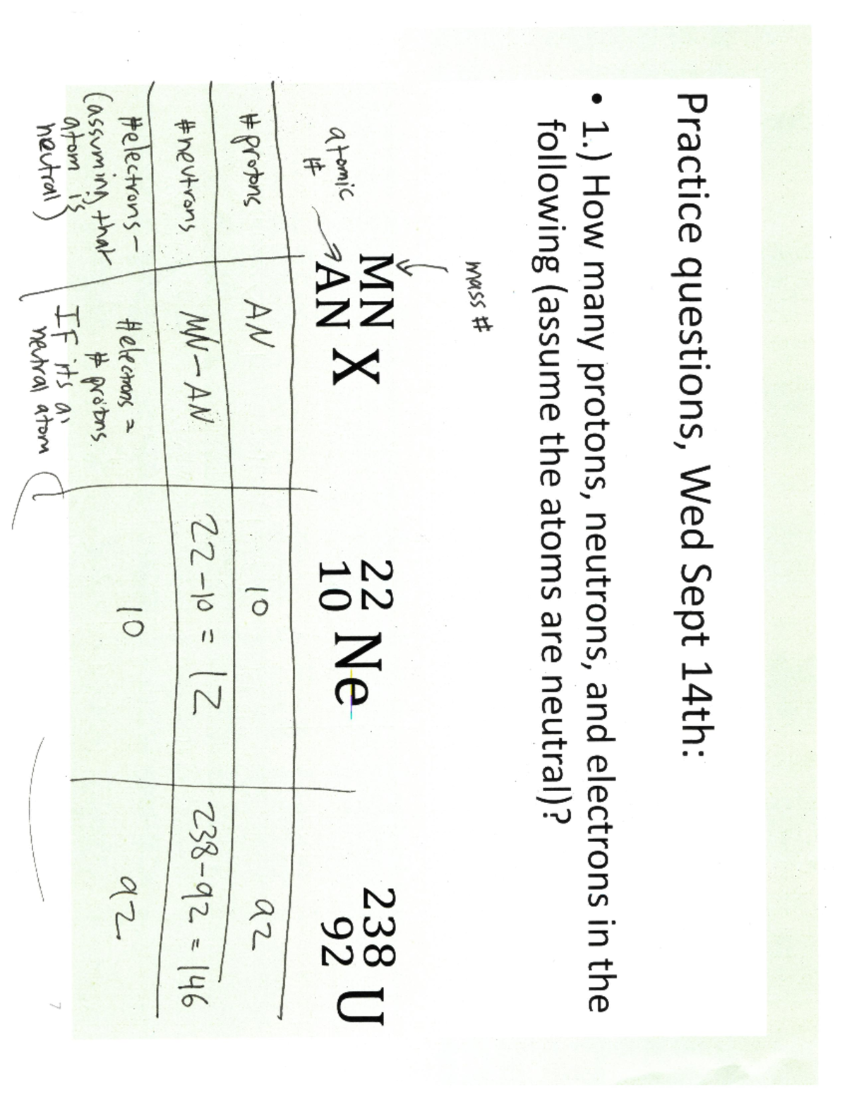 Class+notes+9 14+afternoon - CHE109 - Studocu